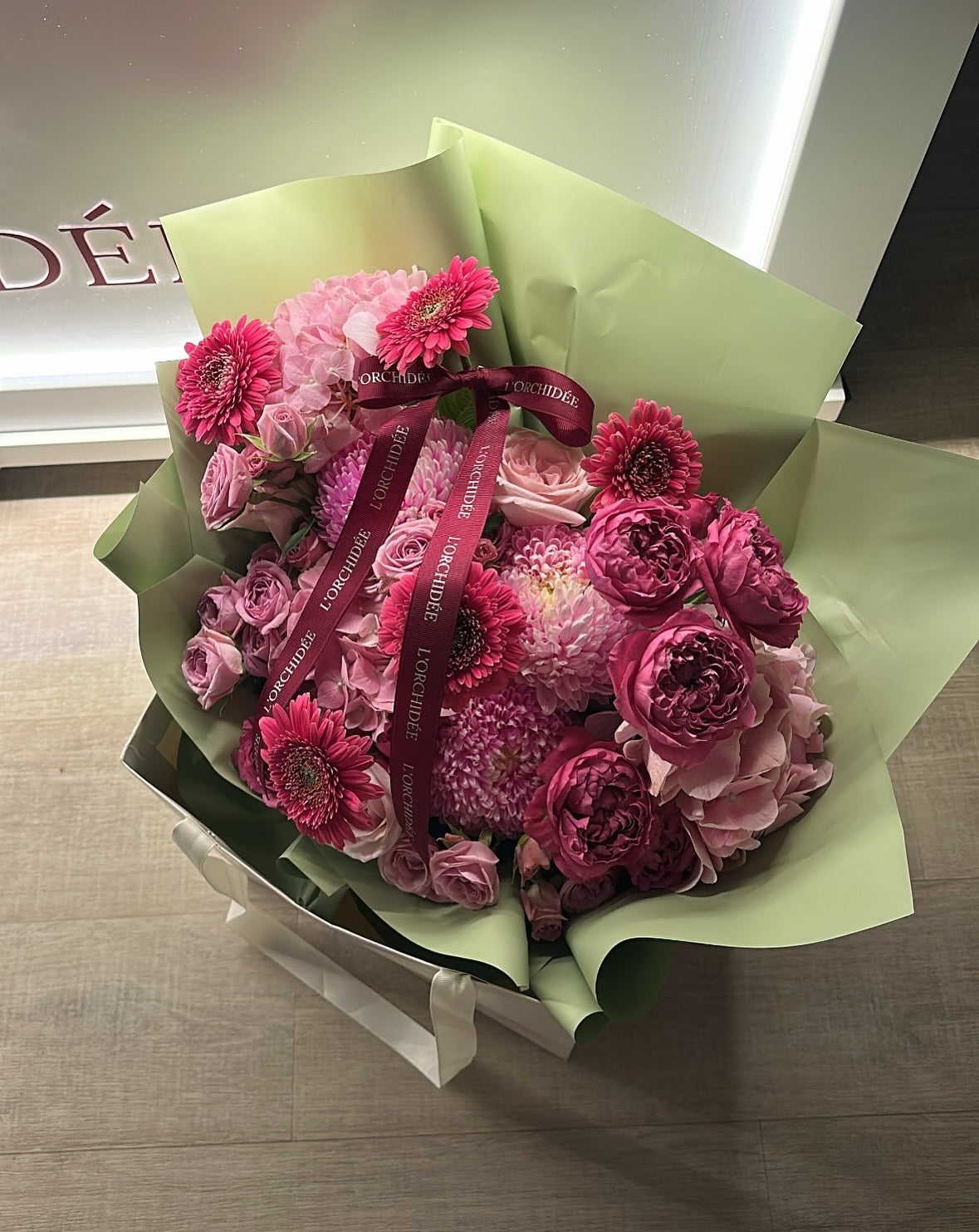 Pink blooms (premium flowers)