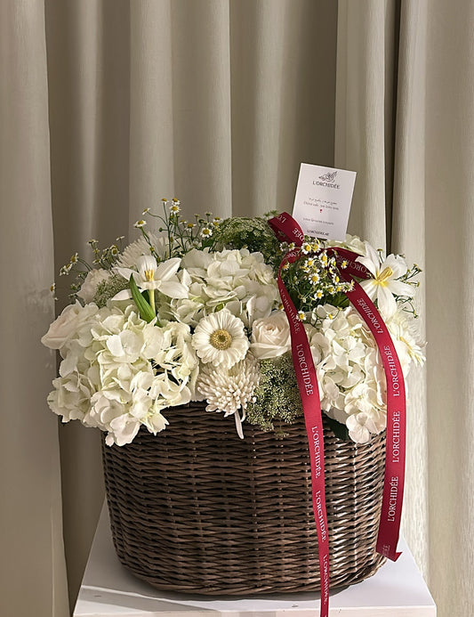 White Grace basket